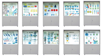 XY-Q-10型《鉗工工藝學(xué)》示教陳列柜